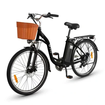 DYU C6 – 26-Zoll-Elektrofahrrad für die Stadt mit herausnehmbarem Akku